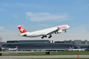 Flugzeug Swiss